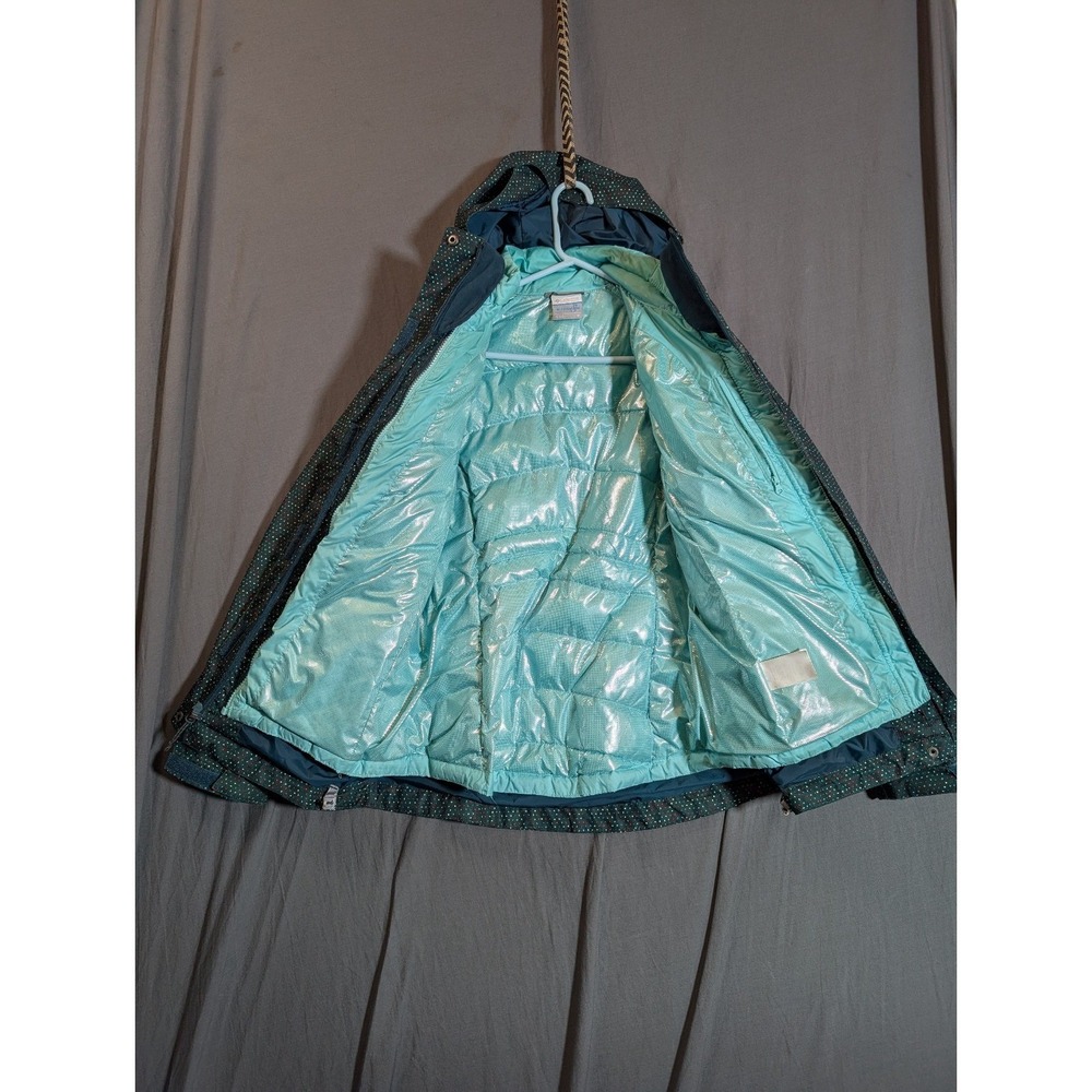Columbia Interchange 3-in-1 Jacket‎ Women's M Green Hooded Sky Waterproof Winter - Picture 6 of 16